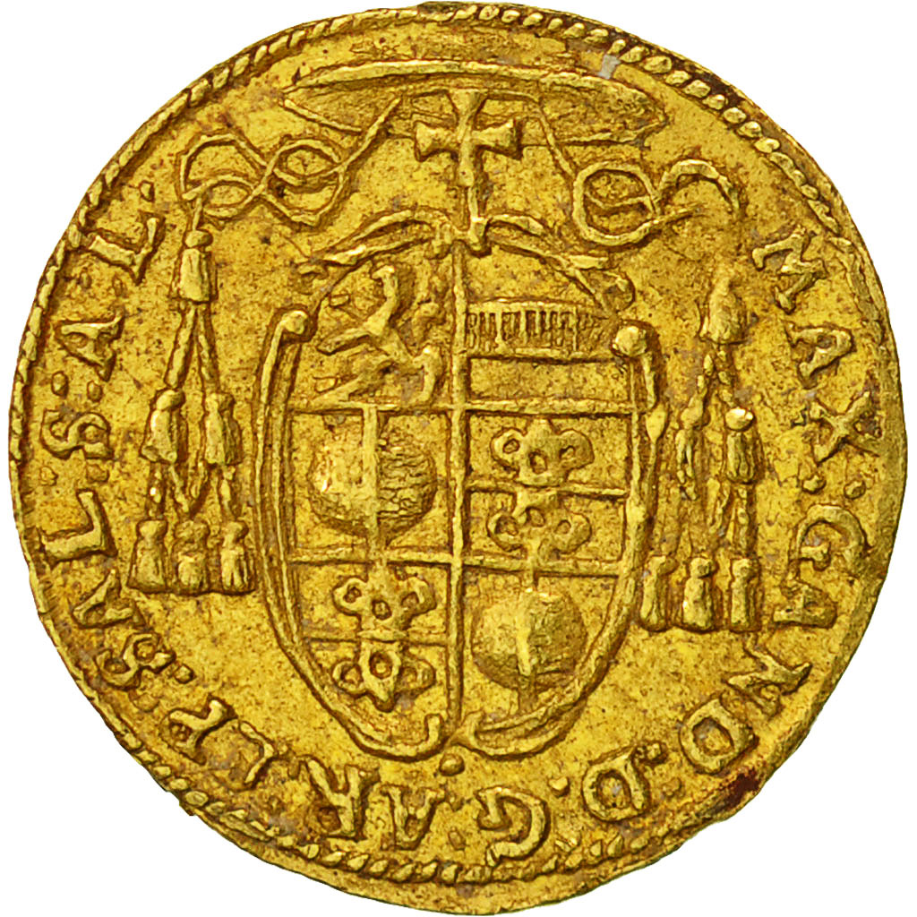 Münze, AUSTRIAN STATES, SALZBURG, Maximilian Gandolph, 1/4 Ducat, 1671, SS