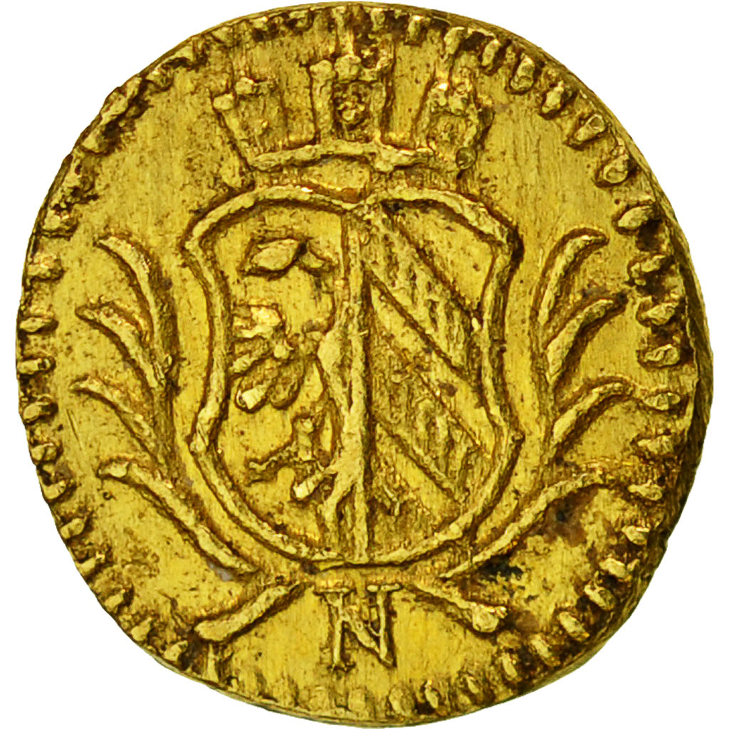 Coin, German States, NURNBERG, 1/16 Ducat, 1700, AU(55-58), Gold, KM:247