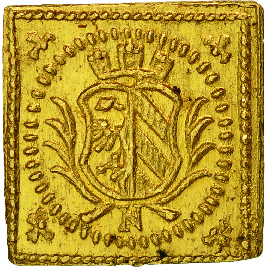 Etats allemands, NURNBERG, 1/8 Ducat, 1700, TTB+, Or, KM:249