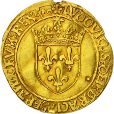 Monnaie, France, Louis XII, Ecu d'or, Lyon, TTB+, Or, Duplessy:647