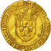 Coin, France, Louis XII, Ecu d'or, Lyons, AU(50-53), Gold, Duplessy:647