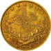Turkey, Muhammad V, 100 Kurush, 1911, Qustantiniyah, EF(40-45), Gold, KM:754