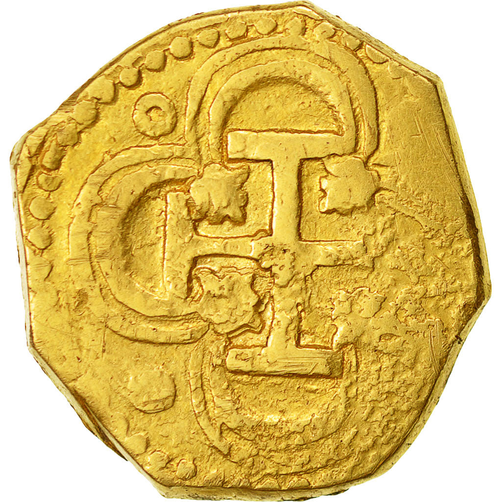 Coin, Spain, 2 Escudos, Seville, VF(30-35), Gold