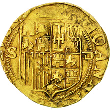 Spain, Jeanne et Charles, Escudo, Seville, VF(30-35), Gold