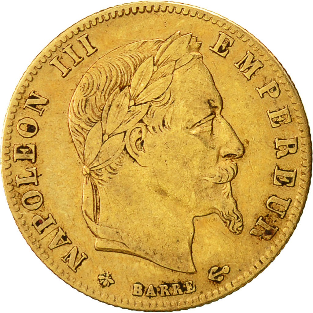 Coin, France, Napoleon III, Napoléon III, 5 Francs, 1863, Paris, EF(40-45)