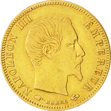 Moneda, Francia, Napoleon III, Napoléon III, 5 Francs, 1857, Paris, MBC, Oro