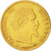 Moneda, Francia, Napoleon III, Napoléon III, 5 Francs, 1859, Paris, BC+, Oro