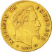 France, Napoleon III, 5 Francs, 1867, Strasbourg, EF(40-45), KM:803.2