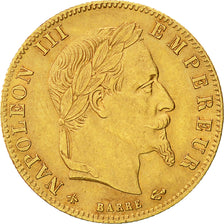 Munten, Frankrijk, Napoleon III, Napoléon III, 5 Francs, 1864, Paris, PR, Goud
