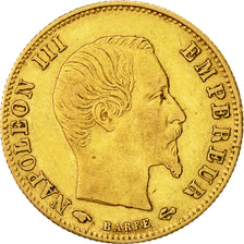 France, Napoleon III, 5 Francs, 1860, Paris, EF(40-45), Gold, KM:787.1