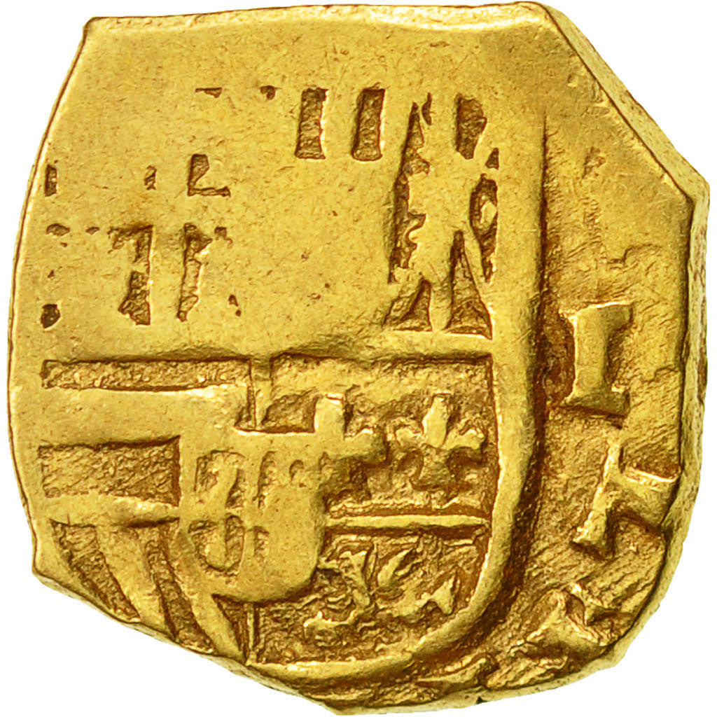 Coin, Spain, Philippe III, Escudo, Undated, VF(30-35), Gold
