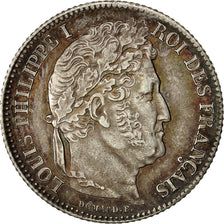 Coin, France, Louis-Philippe, Franc, 1835, Paris, MS(60-62), Silver, KM:748.1
