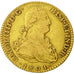 Coin, Spain, Charles IV, 2 Escudos, 1801, Madrid, VF(30-35), Gold, KM:435.1