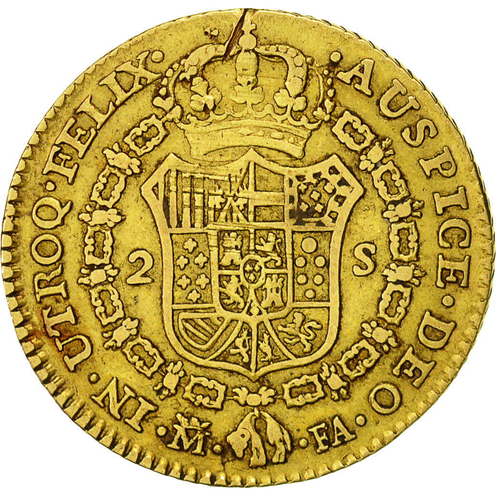 Münze, Spanien, Charles IV, 2 Escudos, 1801, Madrid, S+, Gold, KM:435.1