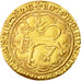 Coin, France, Léopard d'or, Paris, MS(65-70), Gold, Boudeau:482