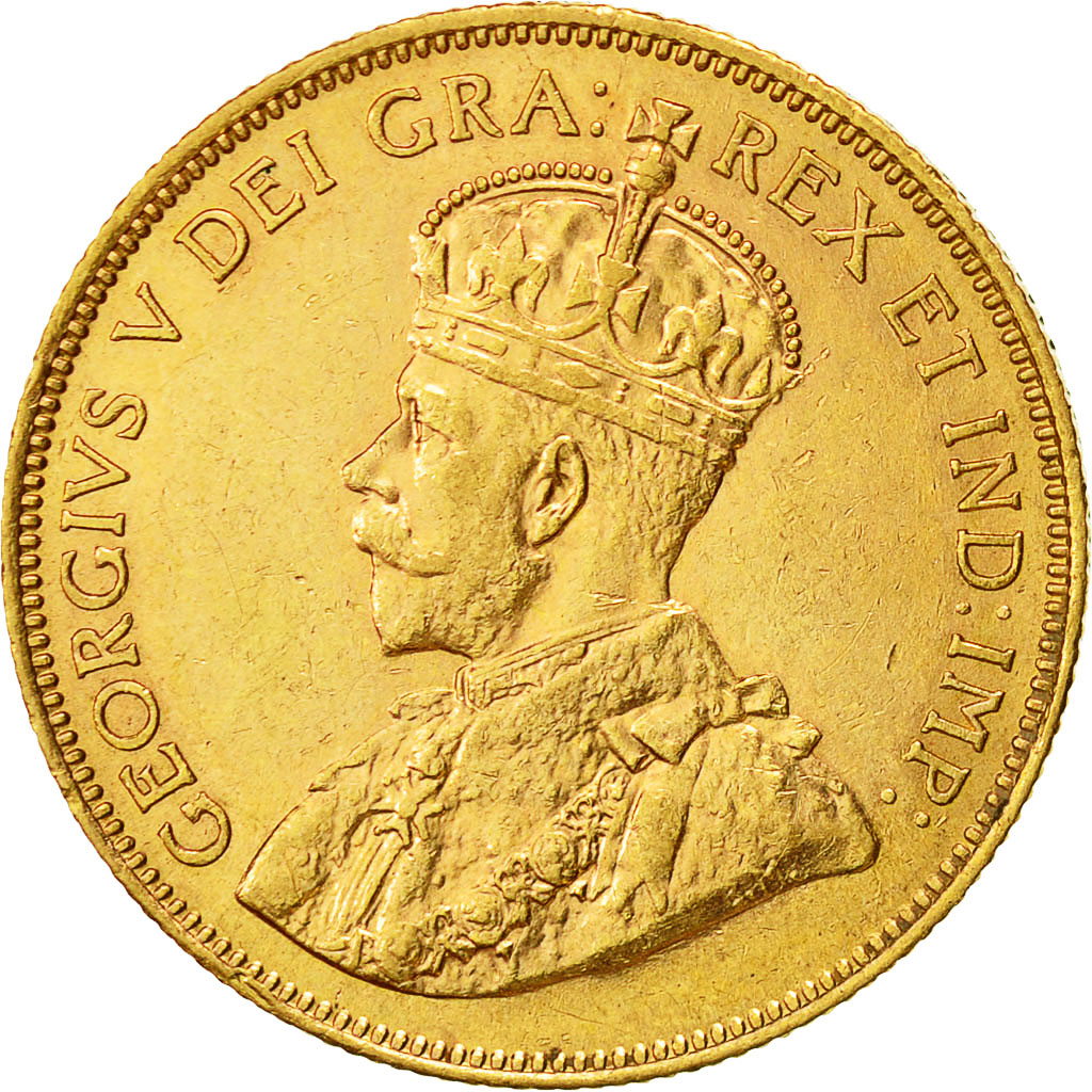 Canada, George V, 10 Dollars, 1913, Royal Canadian Mint, Ottawa, AU(55-58)