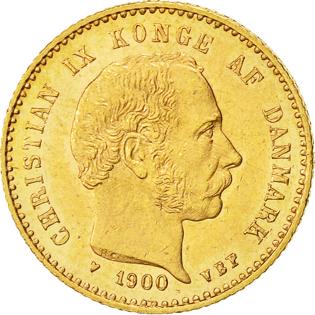 Danimarca, Christian IX, 10 Kroner, 1900, Copenhagen, SPL, Oro, KM:790.2