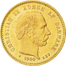 Danimarca, Christian IX, 10 Kroner, 1900, Copenhagen, SPL, Oro, KM:790.2