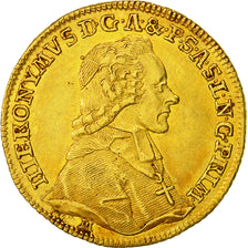 Coin, AUSTRIAN STATES, SALZBURG, Hieronymus, Ducat, 1779, AU(55-58), Gold