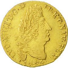 Coin, France, Louis XIV, Louis d'or aux 4 L, Louis d'Or, 1694, Aix, EF(40-45)