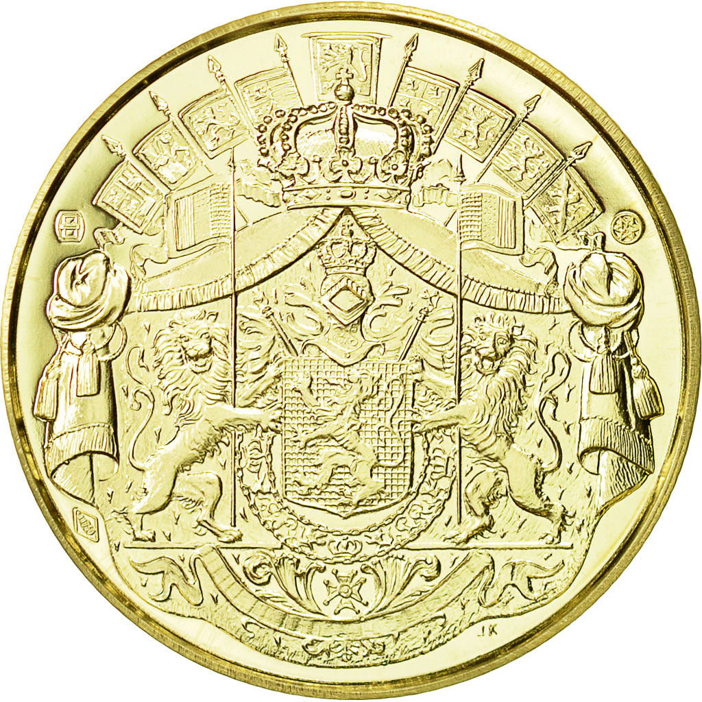 Belgium, Medal, Albert - Paola 1959-1994, 1994, MS(65-70), Gold