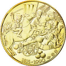 Belgium, Medal, Bataille de Waterloo, 1990, MS(65-70), Gold