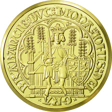 Irlanda, Medal, Ecu Europa, 1996, FDC, Oro