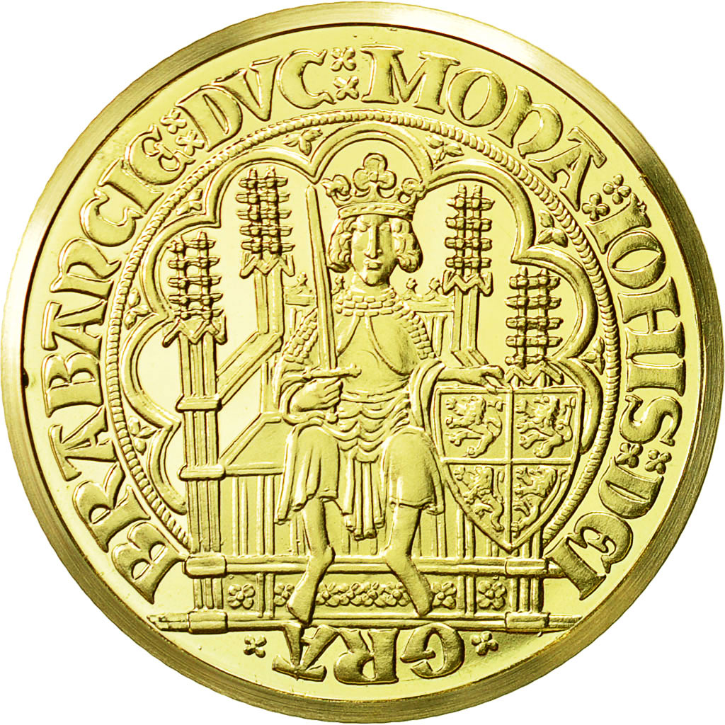 France, Medal, Ecu Europa, 1995, MS(65-70), Gold
