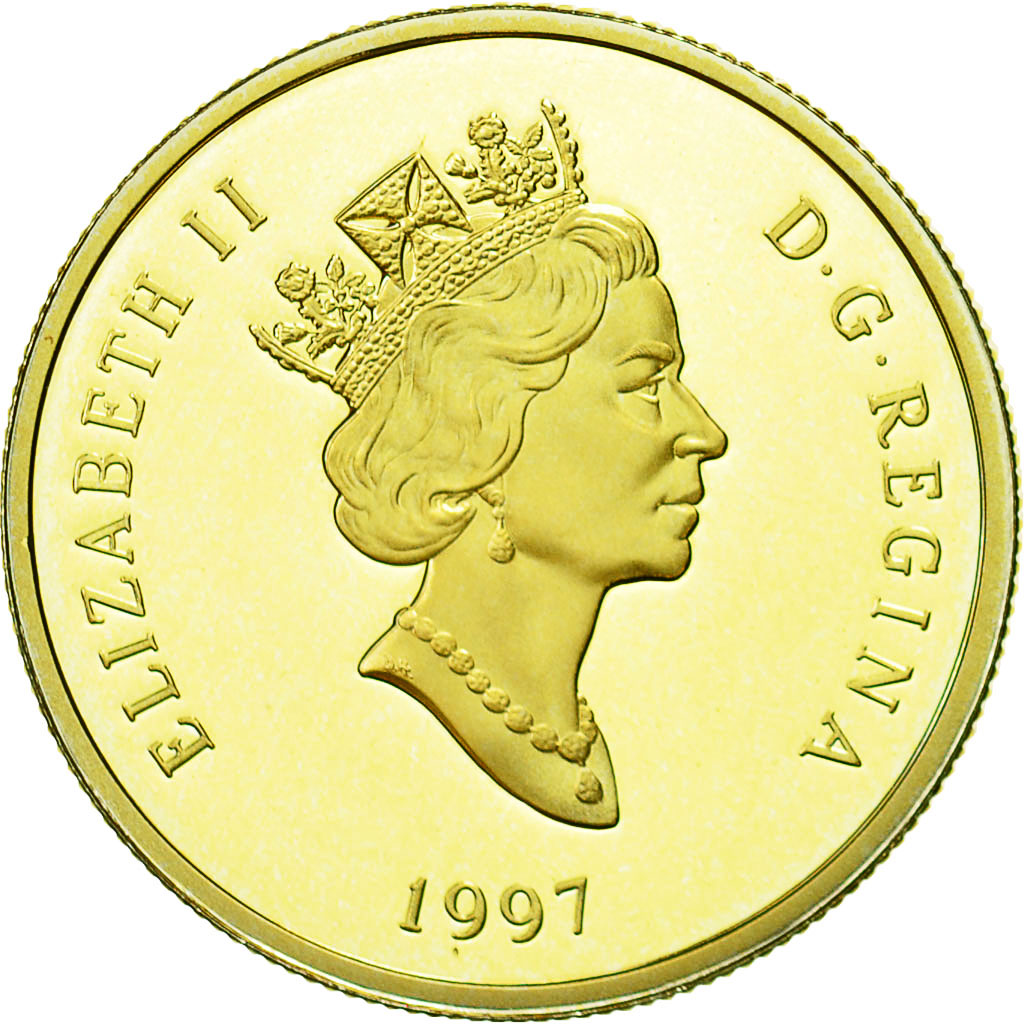 Coin, Canada, Elizabeth II, 100 Dollars, 1997, Royal Canadian Mint, Ottawa