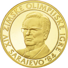 Coin, Yugoslavia, 5000 Dinara, 1983, MS(65-70), Gold, KM:104