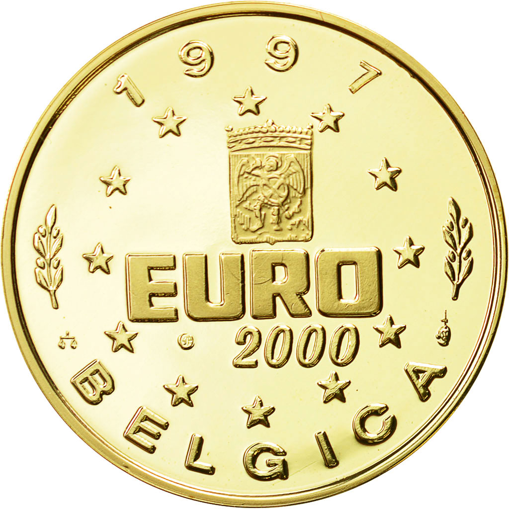 Belgium, Medal, Euro, Margareta Austriae, 1997, MS(65-70), Gold