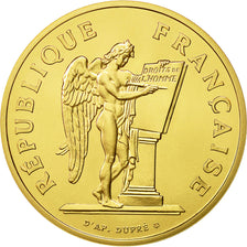 Monnaie, France, Droits de l'Homme, 100 Francs, 1989, FDC, Or, KM:970b