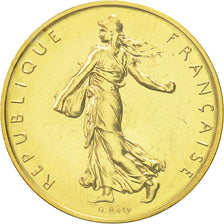 Münze, Frankreich, Semeuse, Franc, 1977, STGL, Gold, KM:P583, Gadoury:104.P3