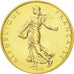 Moneta, Francia, Semeuse, Franc, 1977, FDC, Oro, KM:P583, Gadoury:104.P3