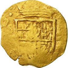 Spain, Philippe III, 2 Escudos, Seville, VF(20-25), Gold