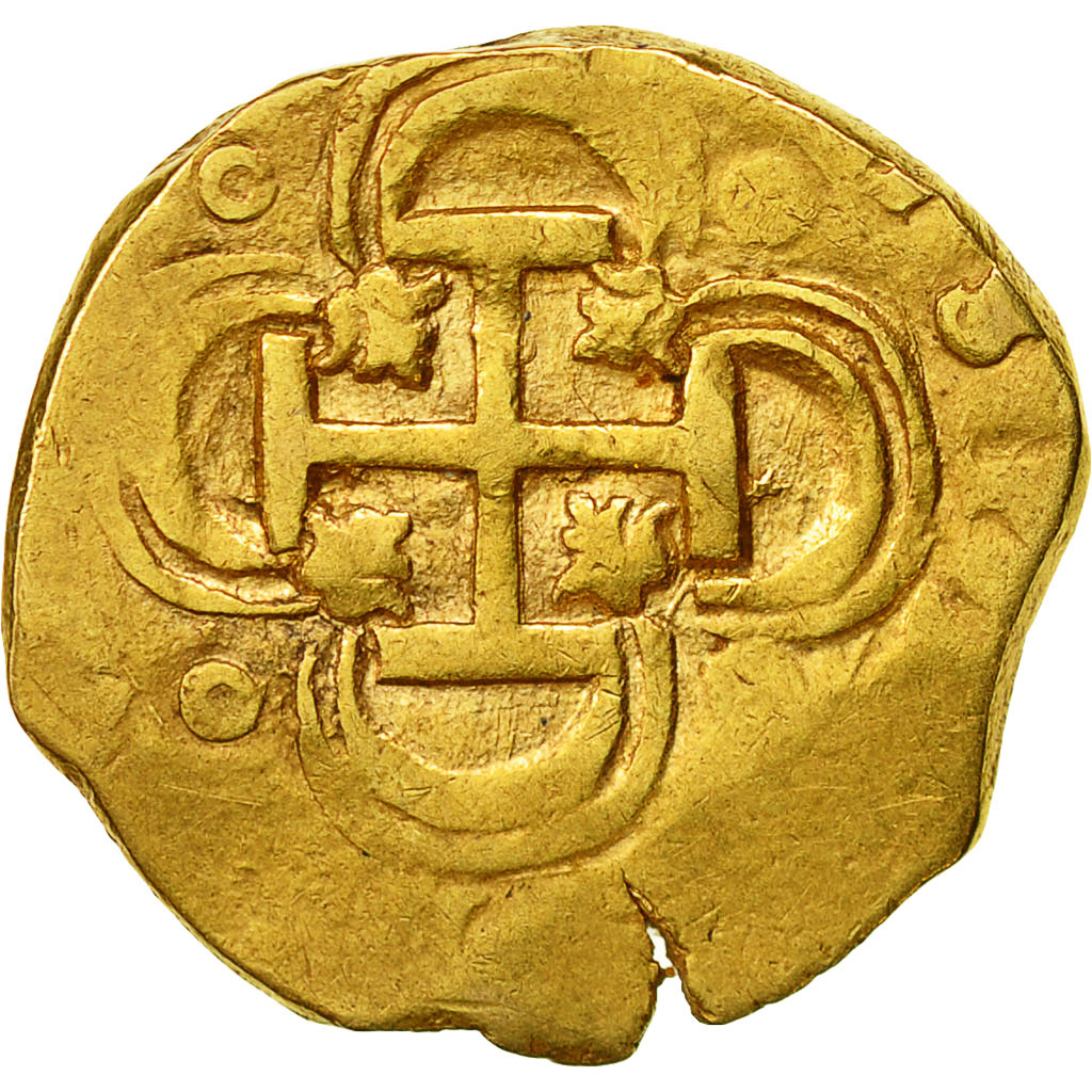 Spain, Philippe III, 2 Escudos, Seville, VF(20-25), Gold