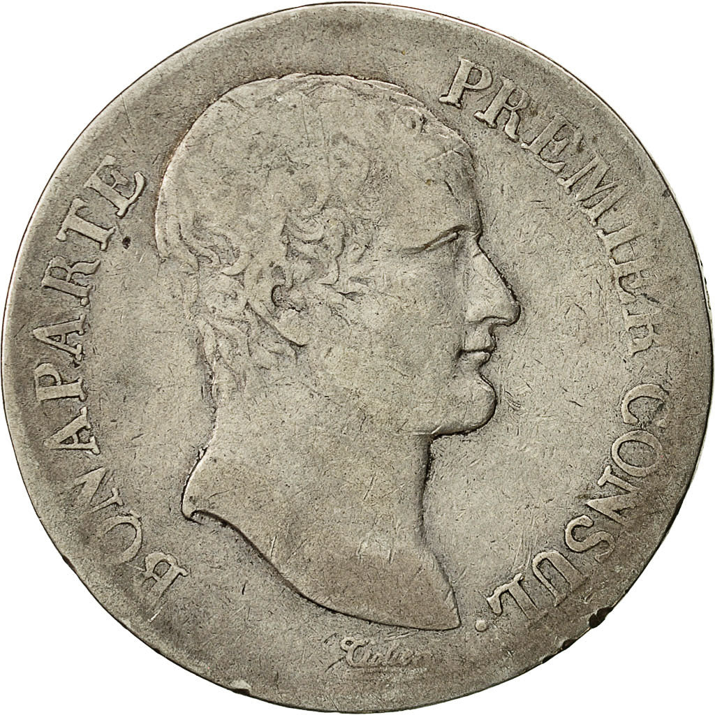 Coin, France, Napoléon I, 5 Francs, An XI, Paris, F(12-15), Silver, KM:650.1