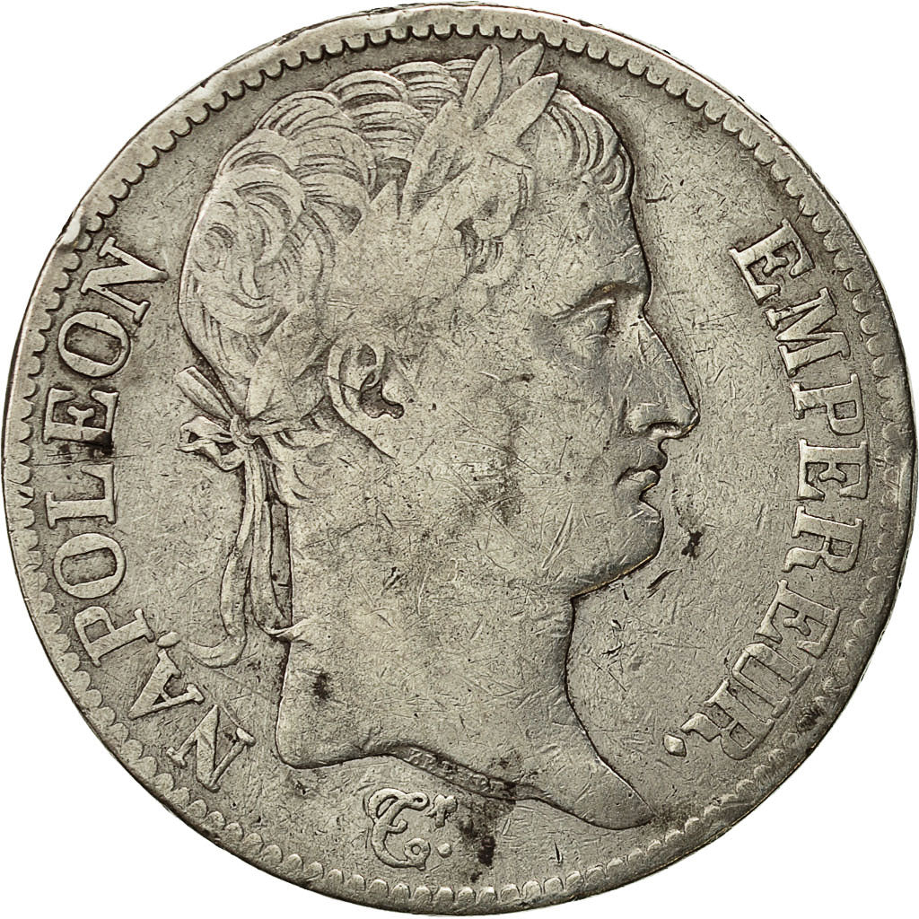 France, Napoléon I, 5 Francs, 1810, Paris, VF(30-35), Silver, KM:694.1