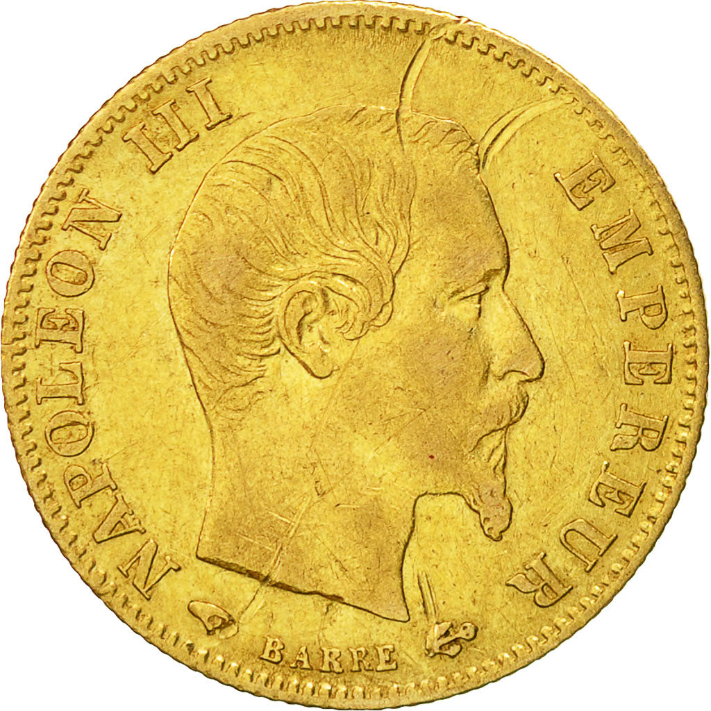 Münze, Frankreich, Napoleon III, Napoléon III, 5 Francs, 1859, Paris, S, Gold