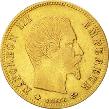 Moneta, Francia, Napoleon III, Napoléon III, 5 Francs, 1859, Strasbourg, BB