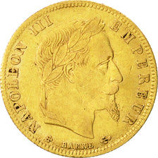 Munten, Frankrijk, Napoleon III, Napoléon III, 5 Francs, 1863, Strasbourg, FR+