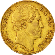 Coin, Belgium, Leopold I, 20 Francs, 20 Frank, 1865, EF(40-45), Gold, KM:23