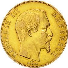 France, Napoleon III, 50 Francs, 1857, Paris, TTB, Or, KM:785.1