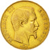 Frankreich, Napoleon III, 50 Francs, 1857, Paris, SS, Gold, KM:785.1