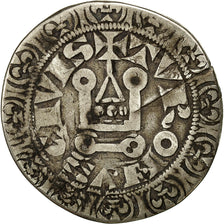 Moneda, Francia, Louis IX, Gros Tournois, BC+, Plata, Duplessy:190c