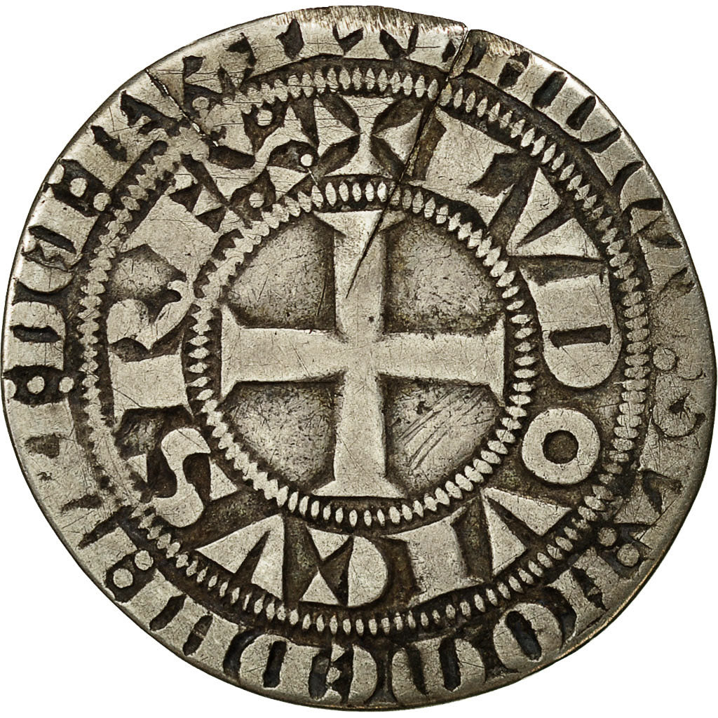 Monnaie, France, Louis IX, Gros Tournois, TB+, Argent, Duplessy:190c