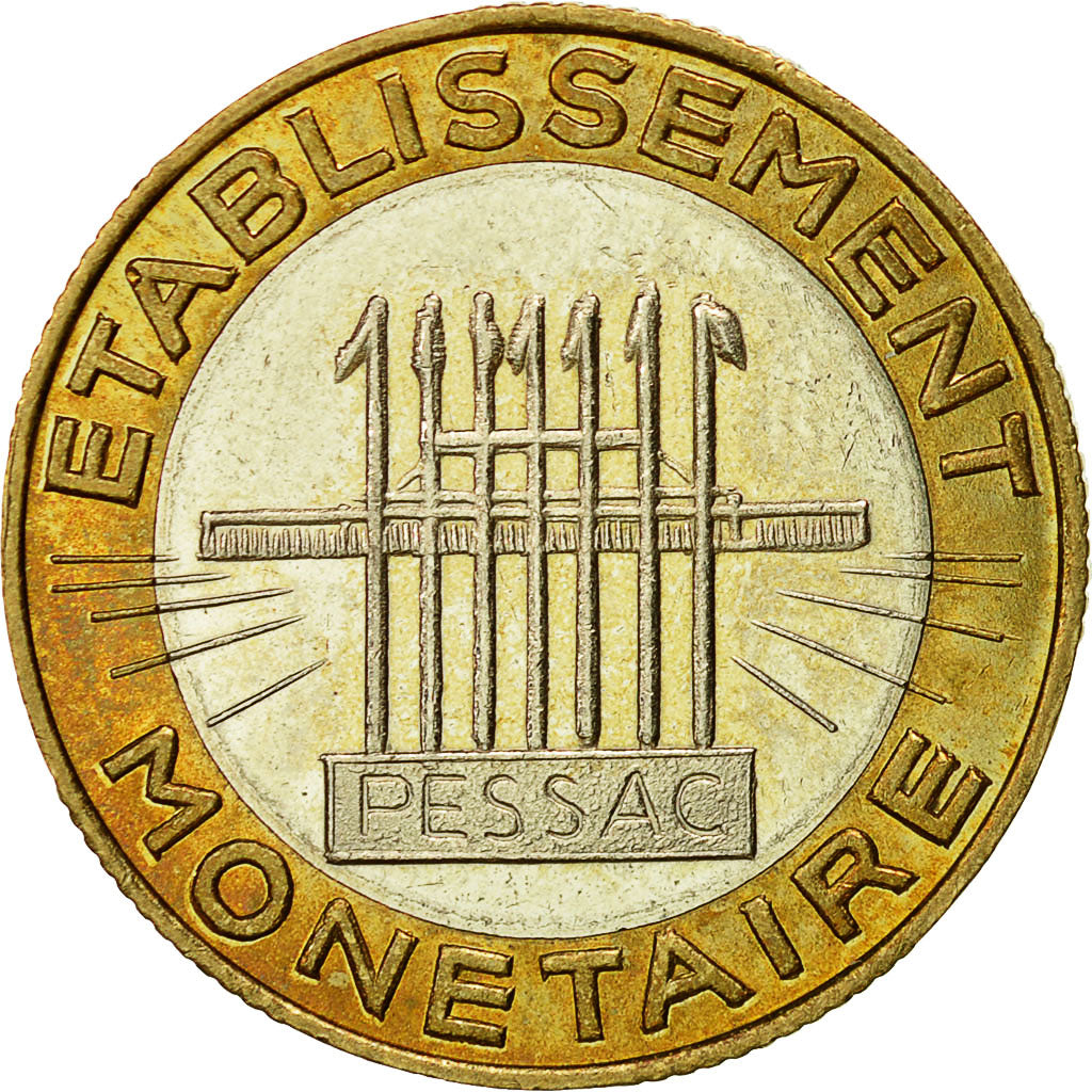 Monnaie, France, Essai de Frappe Génie - Pessac, 10 Francs, Undated, SPL