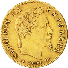 Monnaie, France, Napoleon III, Napoléon III, 5 Francs, 1864, Strasbourg, TTB