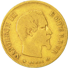 Monnaie, France, Napoleon III, Napoléon III, 10 Francs, 1855, Strasbourg, TB