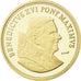France, Medal, Benoit XVI, Apparations Lourdes, 2008, MS(65-70), Gold